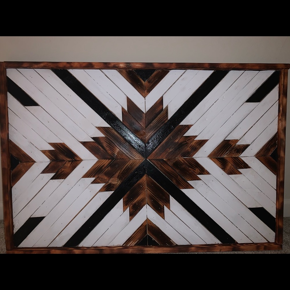 Geometric Wood Wall Art